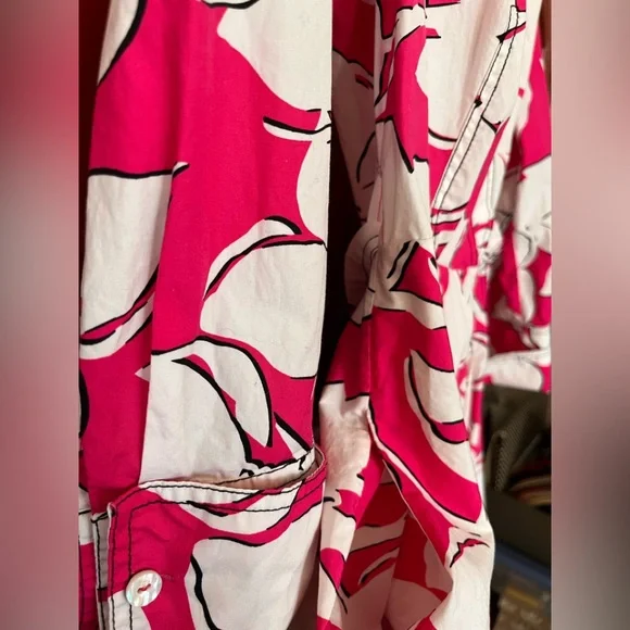 Diane Von Furstenberg Pink and white Floral Wrap Dress- beautiful! - Picture 2 of 10